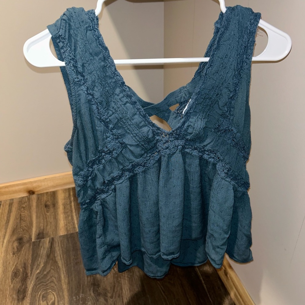 american eagle blouse/tank top